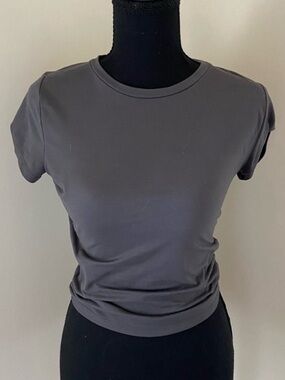 Hollister Charcoal Short Sleeve Tee